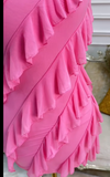 Ndyad Strapless Sheath Chiffon Short Prom Dresses, Pink Homecoming Dresses Birthday Dresses HZ1024