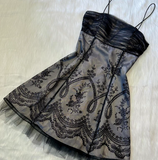Ndyad A-line Tulle Short Prom Dresses, Grey Homecoming Dresses, Spaghetti Strap Birthday Dresses HZ1024