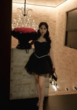 Ndyad Strapless A-Line Birthday Dresses, Black Homecoming Dresses HZ1024