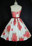 Ndyad A-Line Short Prom Dresses Floral Birthday Dresses, Homecoming Dresses HZ1024