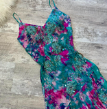 Ndyad Spaghetti Strap Sheath Chiffon Beaded Short Prom Dresses, Jade Homecoming Dresses HZ1024