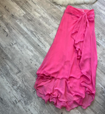 Ndyad Spaghetti Straps Beaded Corset Sheath Chiffon Two-Piece Short Prom Dresses HZ1024