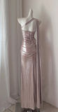 Ndyad One-Shoulder Sheath Long Prom Dresses£¬Pink Evening Dresses HZ1024