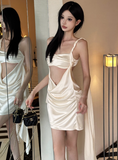 Ndyad open-back Birthday Dresses Champagne Hoco Dresses HZ1024