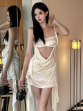 Ndyad open-back Birthday Dresses Champagne Hoco Dresses HZ1024