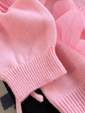 Ndyad 3D Petal Round Neck Thick Sweater HZ1024
