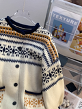Ndyad Isle Vintage Jacquard Cardigan HZ1024