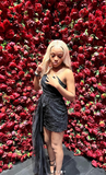 Ndyad Sweetheart Neck Sheath Short Prom Dresses Black Homecoming Dresses Applique Sleeveless Black Birthday Dresses HZ1024