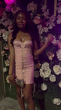 Ndyad Strapless Tight Homecoming Dresses Pink Birthday Dresses Satin Short Prom Dresses HZ1024