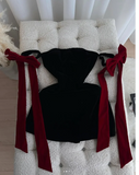 Ndyad Off-the-shoulder Sheath Short Prom Dresses Satin Black Homecoming Dresses Sexy Birthday Dresses HZ1024