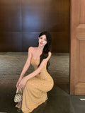 Ndyad diamond sequin sexy suspender-covering long skirt HZ1024