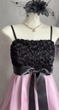 Ndyad Spaghetti Strap Sheath Short Prom Dresses Satin Pink Homecoming Dresses HZ1024