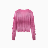 Evafashion floral cardigan sweater HZ1024