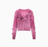 Evafashion floral cardigan sweater HZ1024