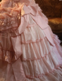 Ndyad Strapless Ball Gown Pink Long Prom Dresses Lace Pink Quinceanera Dresses Sweet 16 Dress HZ1024
