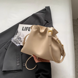 Ndyad Cloud Drawstring Bucket Bag Single Shoulder Crossbody Bag HZ1024