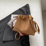 Ndyad Cloud Drawstring Bucket Bag Single Shoulder Crossbody Bag HZ1024