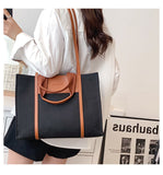 Ndyad commuter large capacity canvas shoulder bag HZ1024