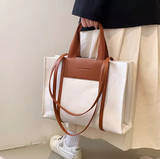 Ndyad commuter large capacity canvas shoulder bag HZ1024
