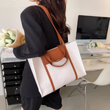 Ndyad commuter large capacity canvas shoulder bag HZ1024