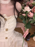 Ndyad A-line sweet style tube top dress HZ1024