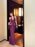 Ndyad lady style beaded halter neck dress HZ1024