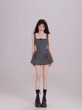 Ndyad sweet lace stitching suspender dress £¨Skirt + Pants£© HZ1024