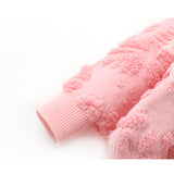 Evafashion floral embroidered crewneck sweater HZ1024