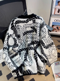 Ndyad soft V-neck mid-length cardigan sweater HZ1024