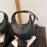 Ndyad all-match solid color shoulder crossbody bag dumpling bag HZ1024