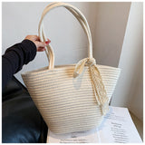 Ndyad shoulder tote bag beach handbag woven bag HZ1024