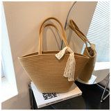 Ndyad shoulder tote bag beach handbag woven bag HZ1024