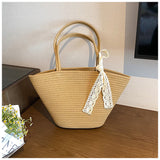 Ndyad shoulder tote bag beach handbag woven bag HZ1024