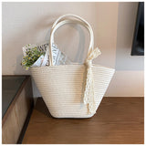 Ndyad shoulder tote bag beach handbag woven bag HZ1024