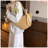 Ndyad shoulder tote bag beach handbag woven bag HZ1024