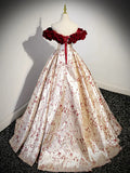 Ndyad Off Shoulder Satin Champagne Long Prom Dress, Champagne Long Formal Dress HZ1024