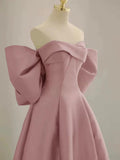 Ndyad Sweetheart Neck Satin Burgundy Long Prom Dress, Burgundy Long Formal Dress HZ1024