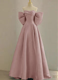 Ndyad Sweetheart Neck Satin Burgundy Long Prom Dress, Burgundy Long Formal Dress HZ1024