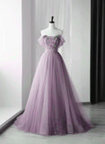 Ndyad Green Tulle Long Prom Dresses, Green Formal Evening Dresses HZ1024