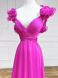 Ndyad Backless Long Prom Dresses, Red Long Evening Dresses HZ1024