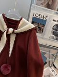 Ndyad Christmas atmosphere shawl knitted sweater HZ1024