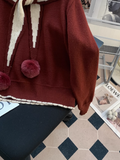 Ndyad Christmas atmosphere shawl knitted sweater HZ1024