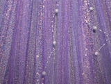 Ndyad sweetheart neck long prom dress purple formal party dress HZ1024