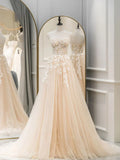 Ndyad line Sweetheart Neck Tulle Lace Long Blue Prom Dresses, Lace Formal Graduation Dresses HZ1024