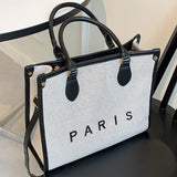 Ndyad Capacity Canvas Crossbody Handbag Tote Bag HZ1024