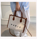 Ndyad Capacity Canvas Crossbody Handbag Tote Bag HZ1024
