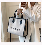 Ndyad Capacity Canvas Crossbody Handbag Tote Bag HZ1024
