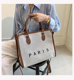 Ndyad Capacity Canvas Crossbody Handbag Tote Bag HZ1024