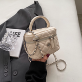 Ndyad Embroidery Mini Chain Crossbody Bag Single Shoulder Square Bag HZ1024