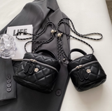 Ndyad Embroidery Mini Chain Crossbody Bag Single Shoulder Square Bag HZ1024